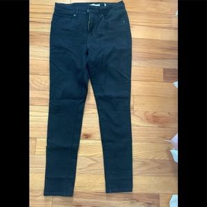 Levi’s 721 high rise skinny 30 black